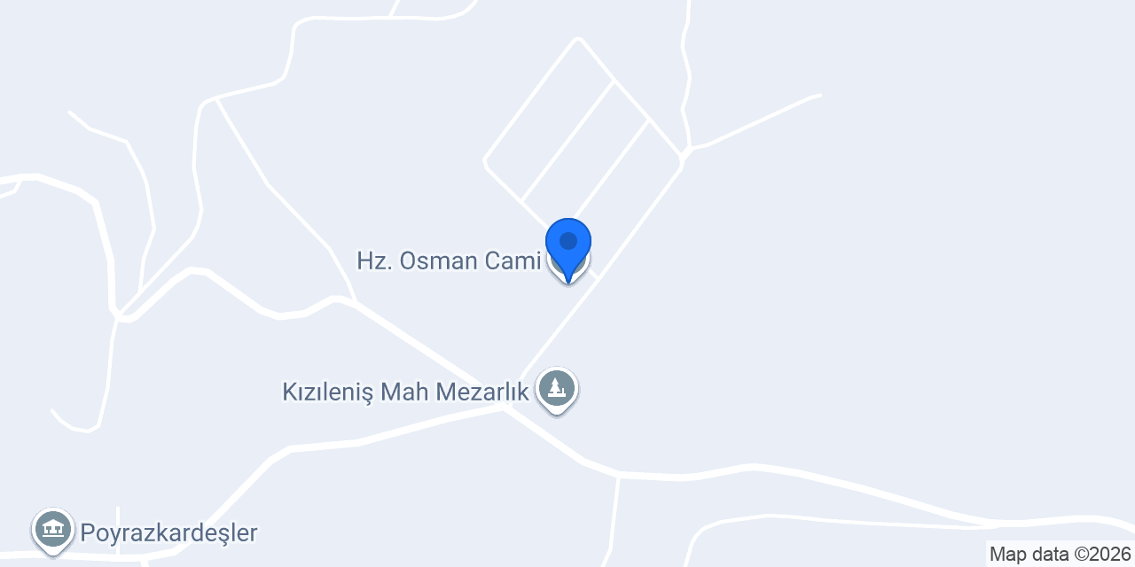 Hz. Osman Cami konumu
