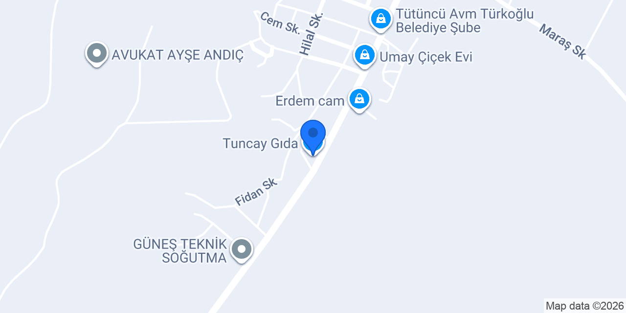 Tuncay Gıda konumu