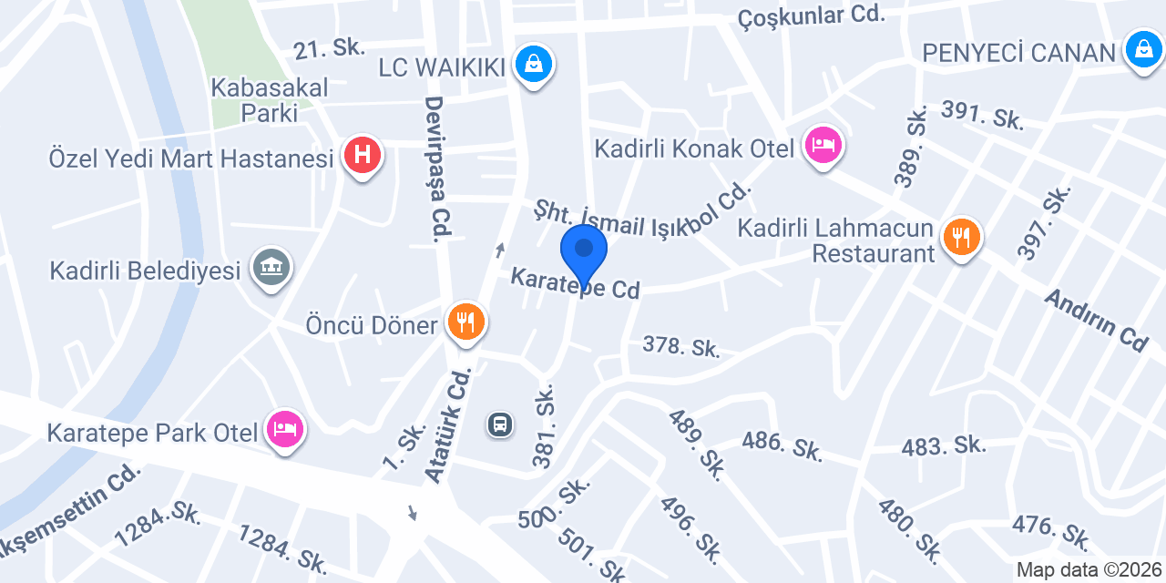 Genç Ofset Matbaa konumu