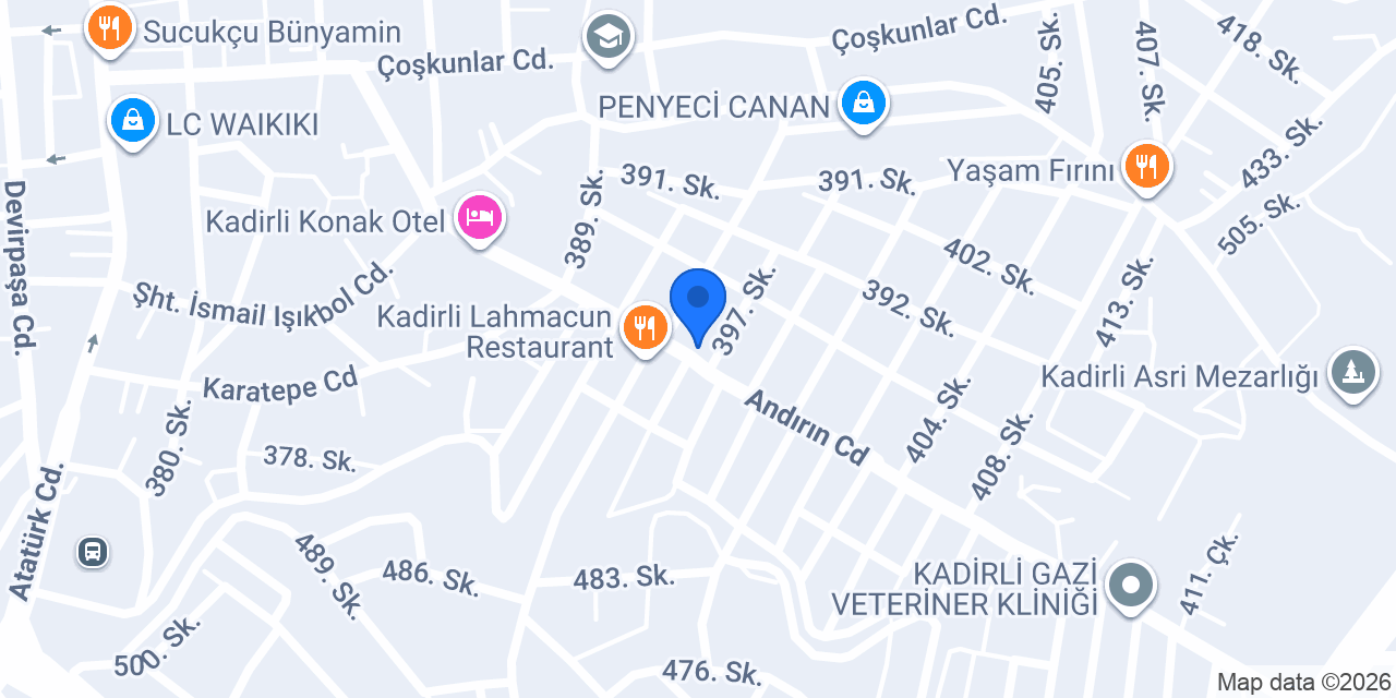 Yildirim Elektrik konumu