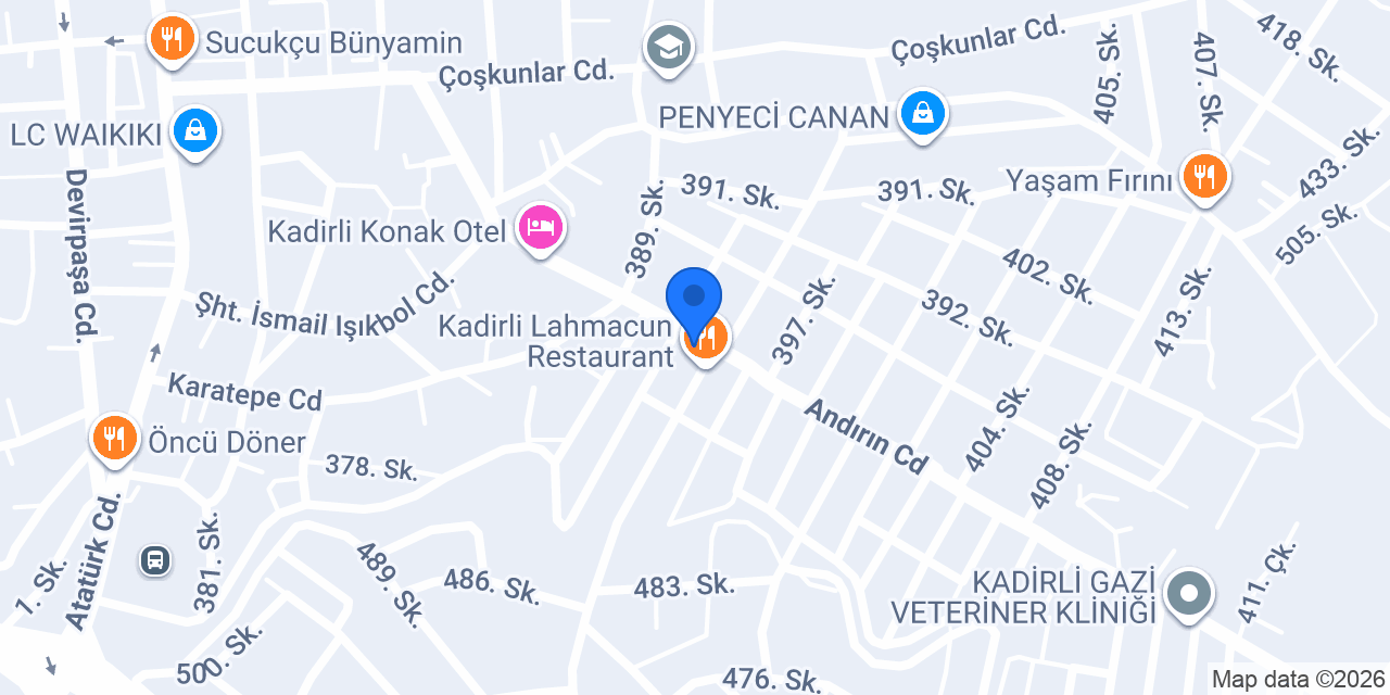 7 Mart Eczanesi konumu