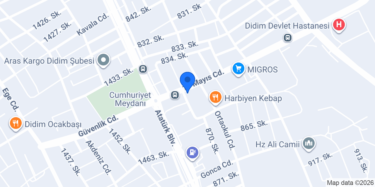 Komagene Etsiz Çiğ Köfte konumu