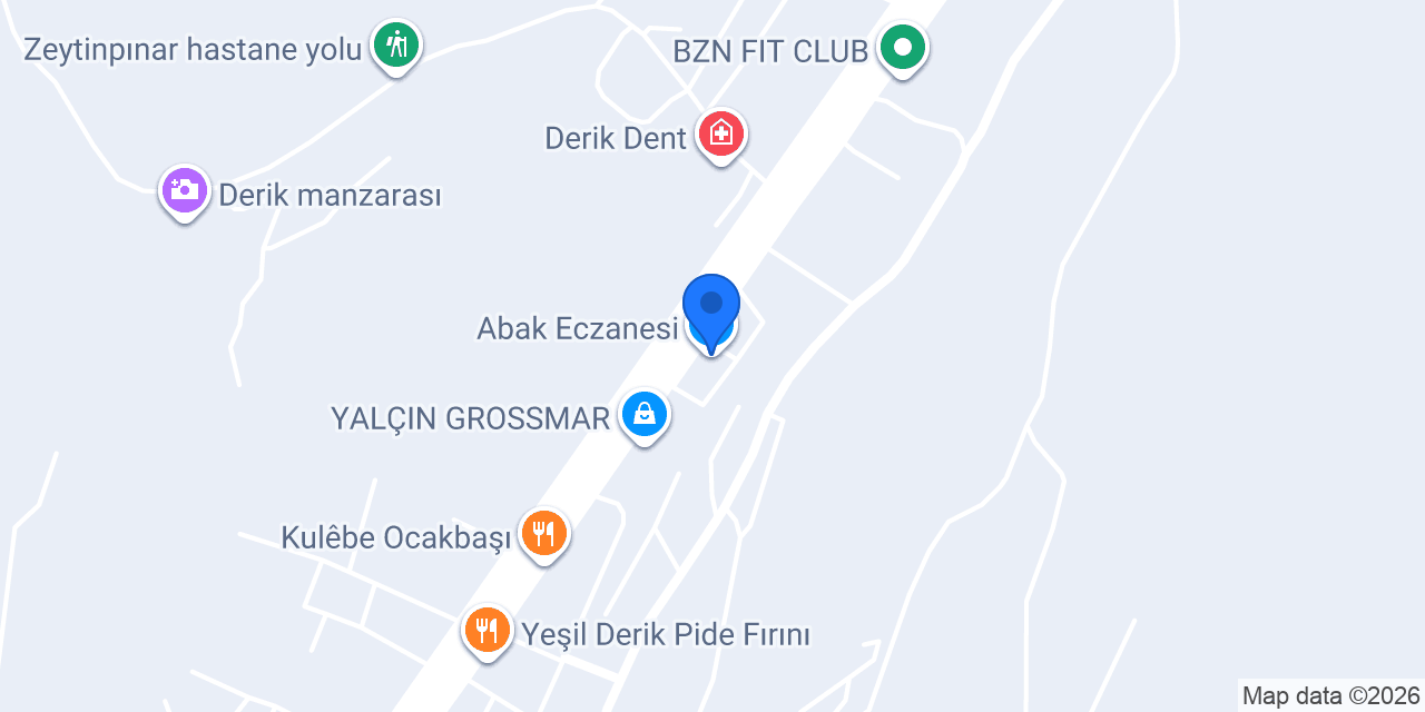 Abak Eczanesi konumu