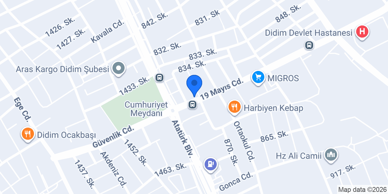 Baymar Havuzculuk konumu