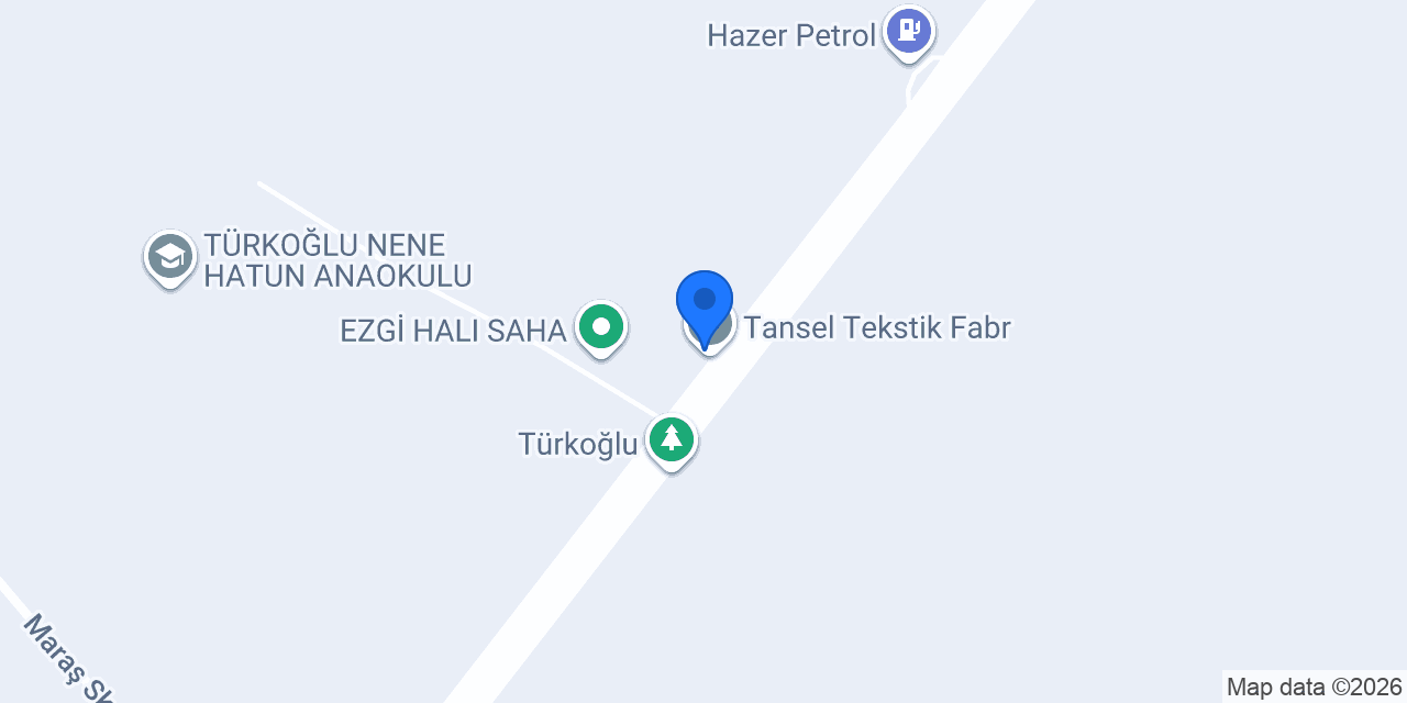 Tansel Tekstik Fabr. konumu