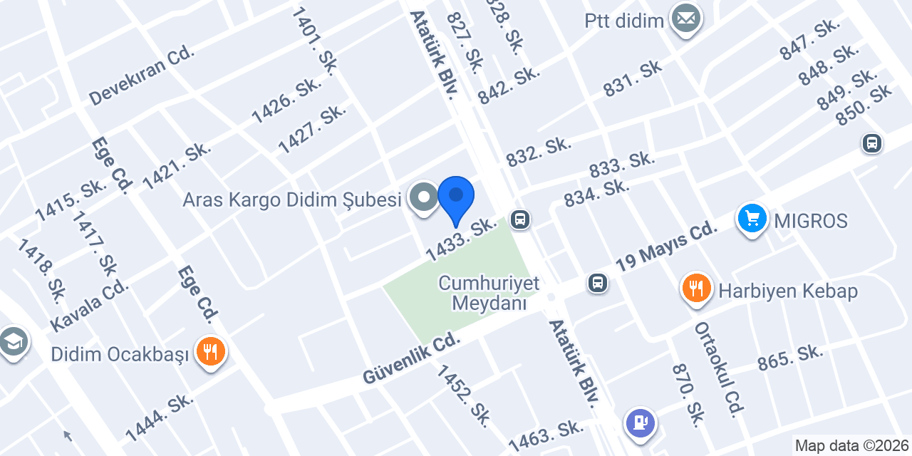 ZENCEFİL CAFE konumu