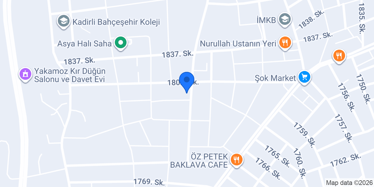 PARKE DÜNYASI YAPI DEKORASYON konumu