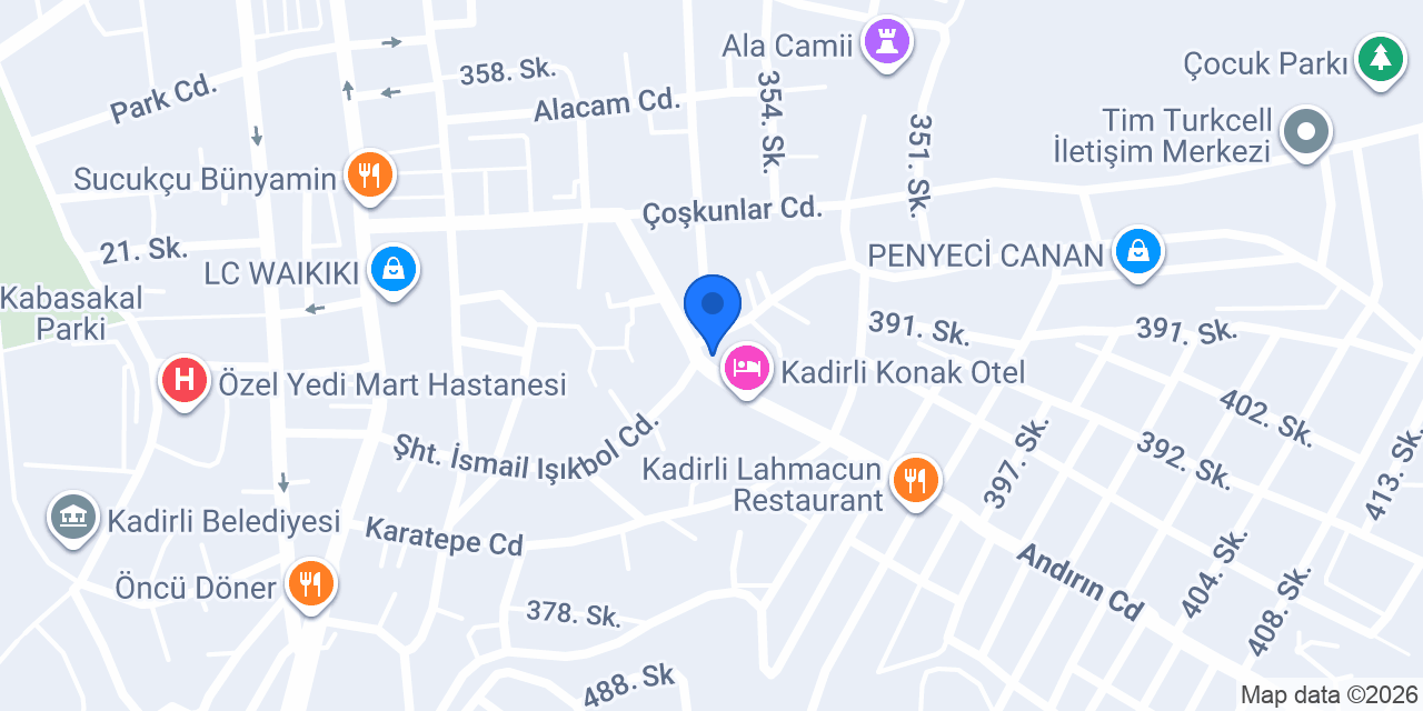 MP Erkek Kuaförü konumu