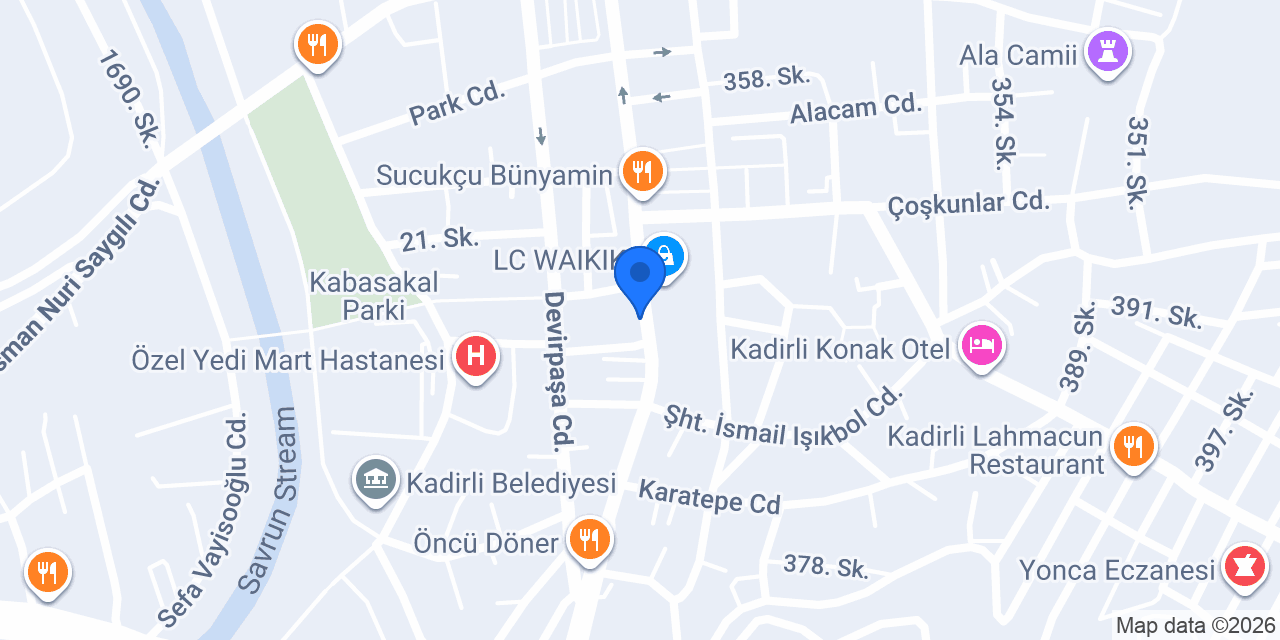 Sokak Bijuteri konumu
