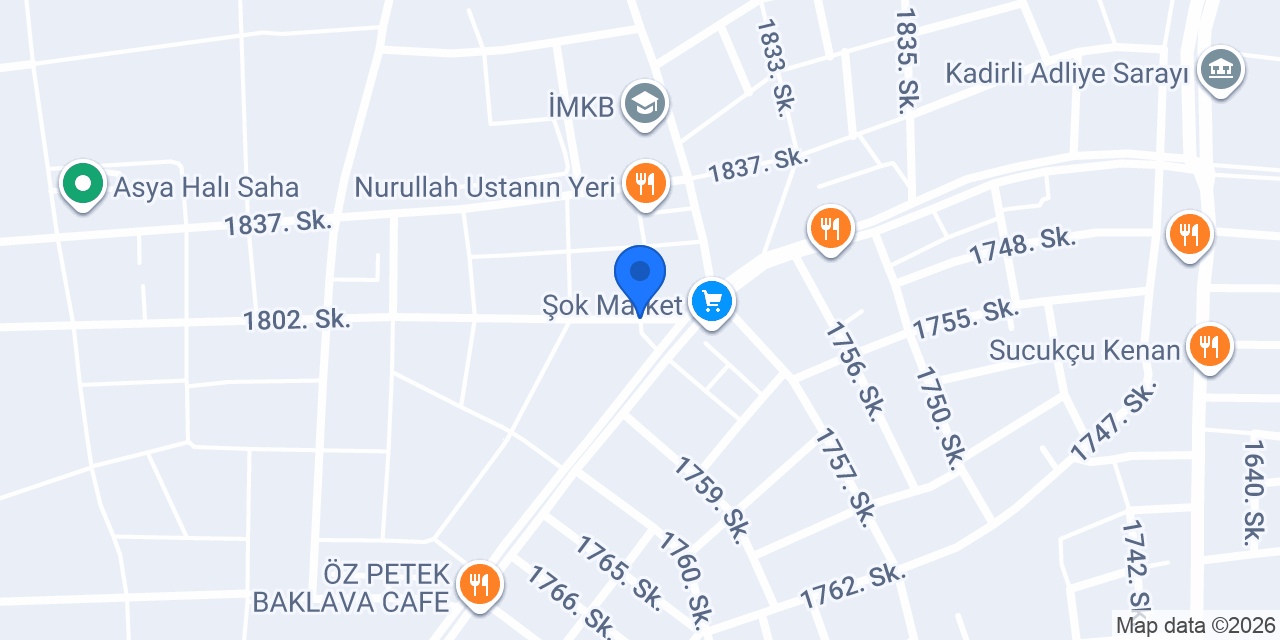 Safa Unlu Mamülleri konumu