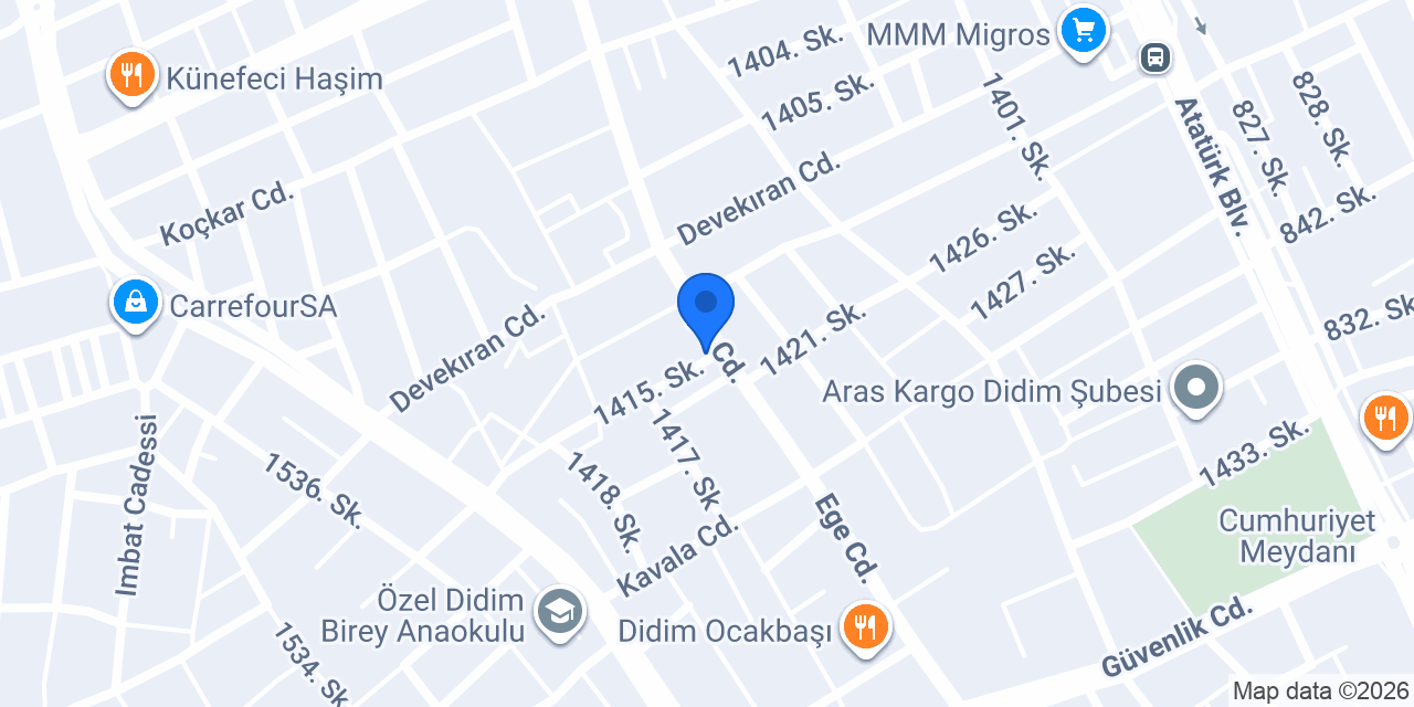 Mazlum Eren Erkek Kuaförü konumu