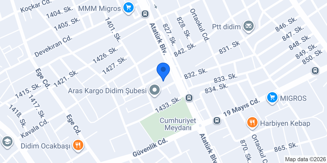 Didim Eylül Sigorta konumu