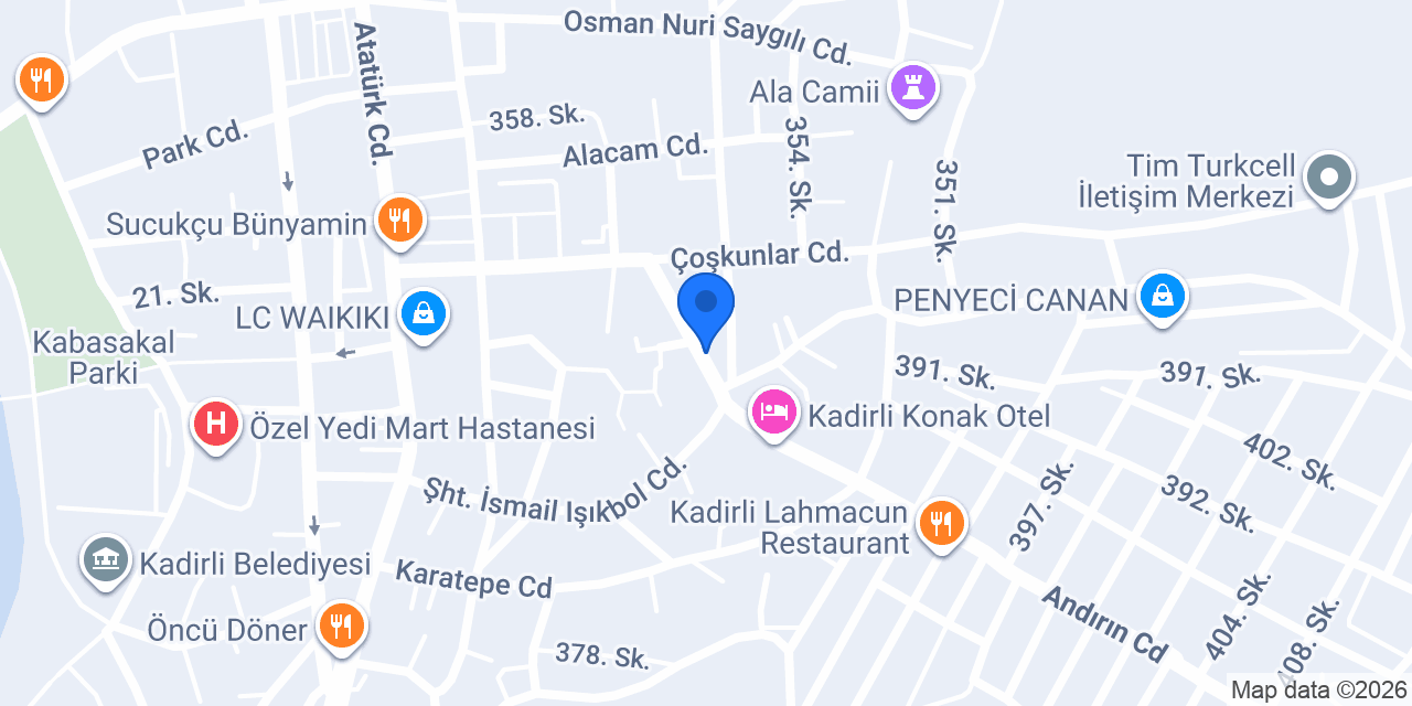 Sevde Diş Polikliniği konumu