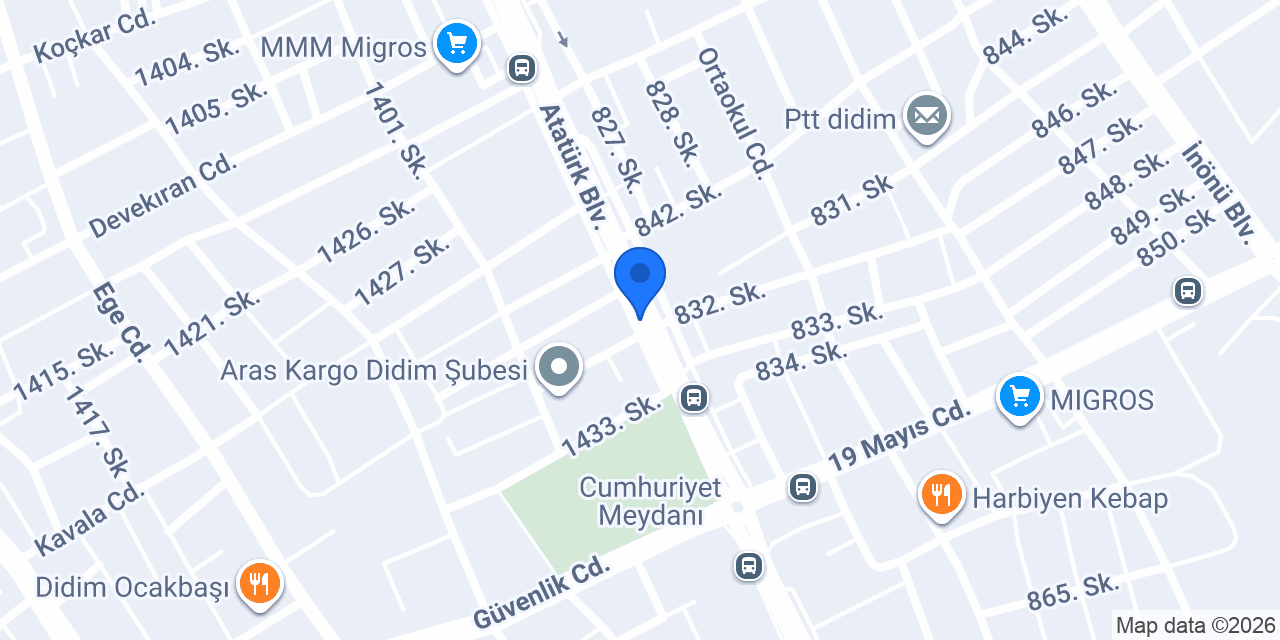 Apollon Erkek Kuaförü konumu