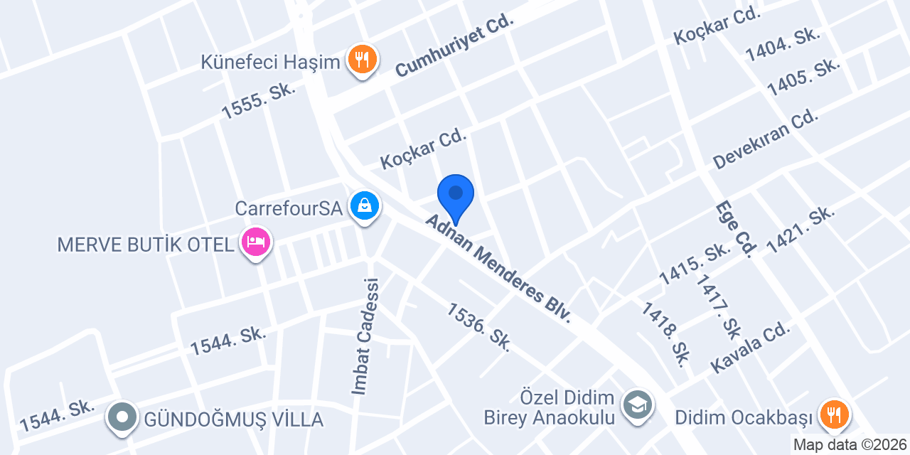 Didim Efeler YILDIRIM Taksi konumu