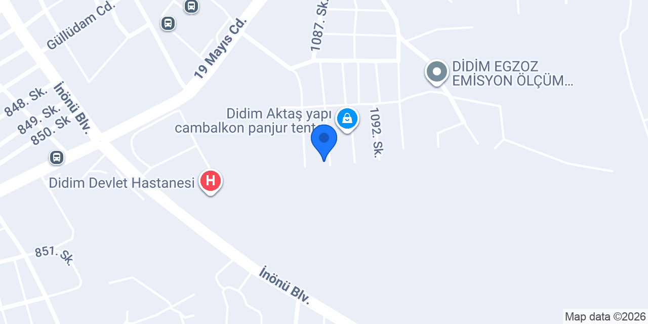 ASPAR OTO TAMİR DİDİM konumu