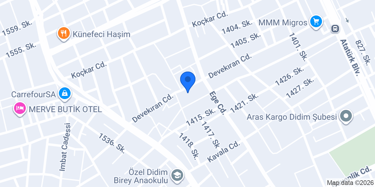 Süzenet Et ve Tavuk Ürünleri konumu