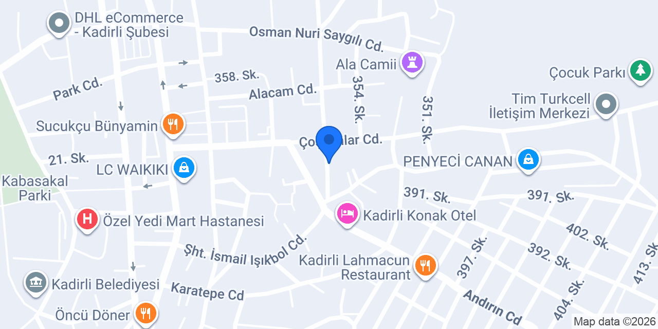 LİDER CAM konumu