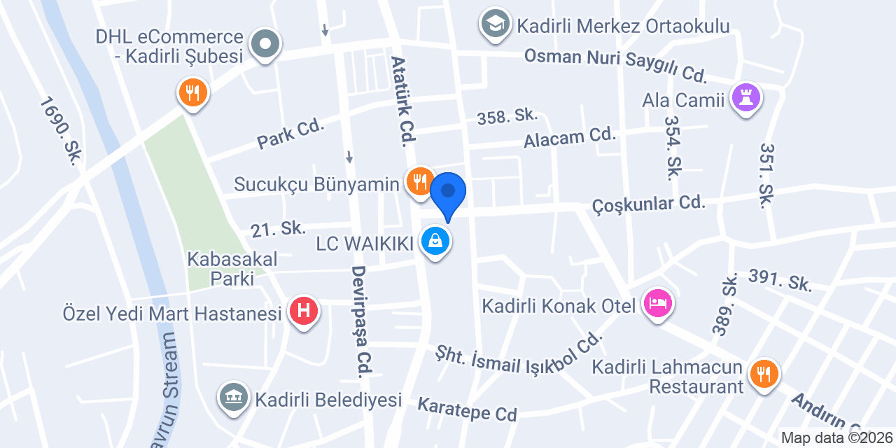 BSF Yapı Arı İnşaat-Emlak konumu