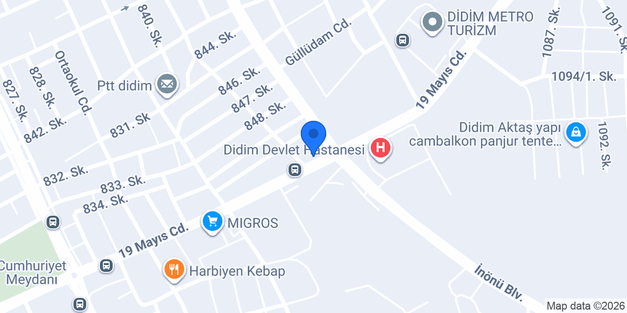 MİMAR OSMAN AYYILDIZ konumu