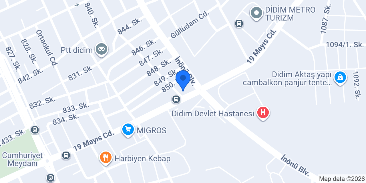 Karaçam & Pelit Avukatlık Bürosu konumu