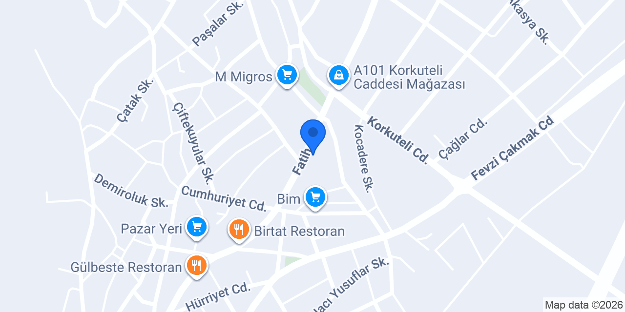 Karamanlı Kaymakamlığı konumu
