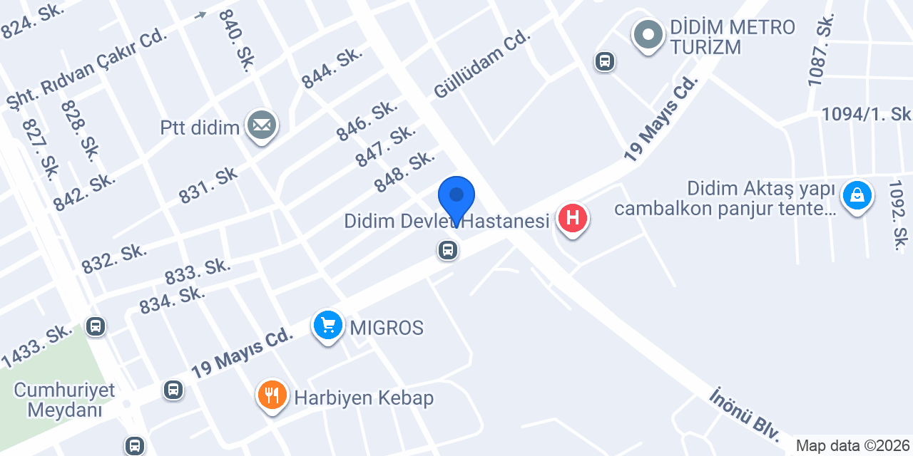 Didim Medikal konumu
