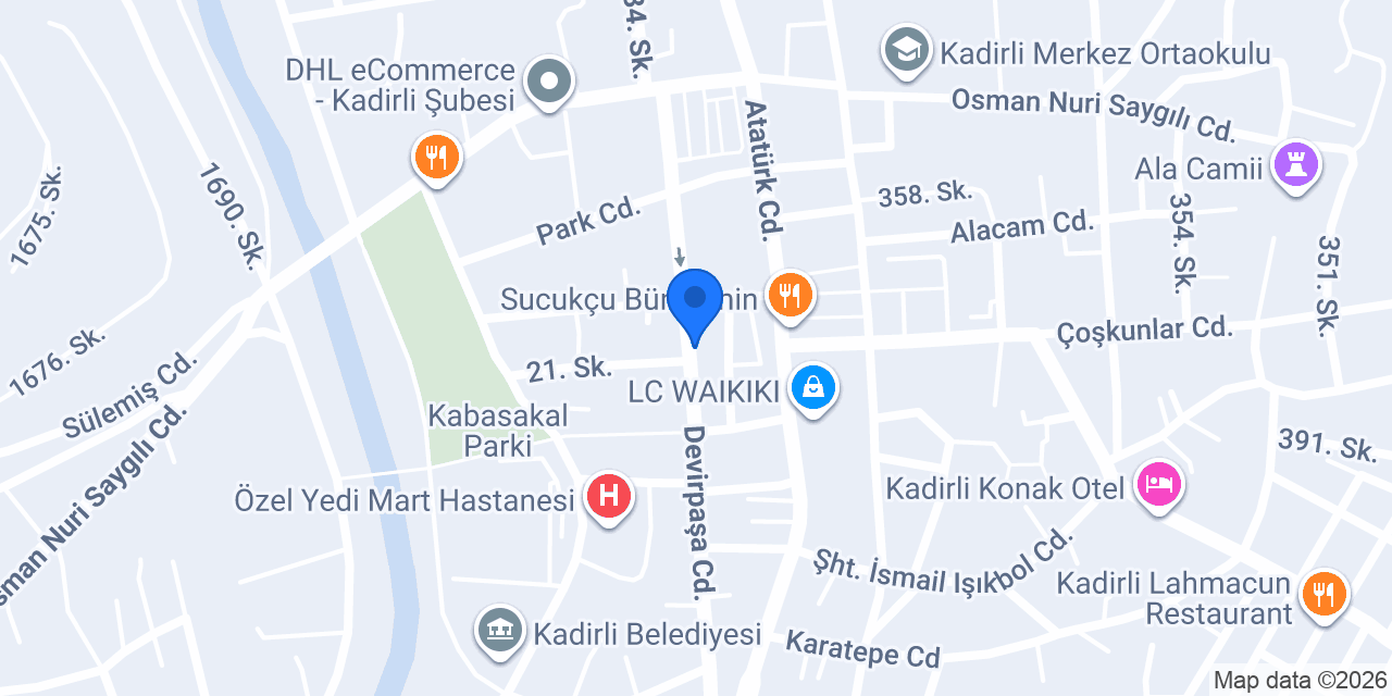 Doslarrestaurant konumu
