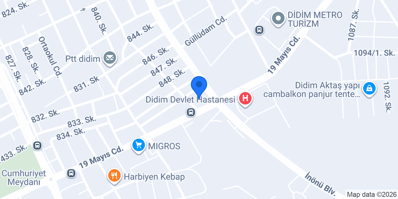 Kardiyoloji Uzmanı Dr. Burhan Çabuk konumu
