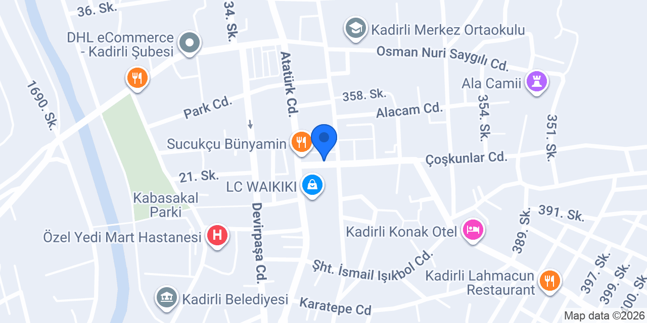 ÖNDER OPTİK konumu