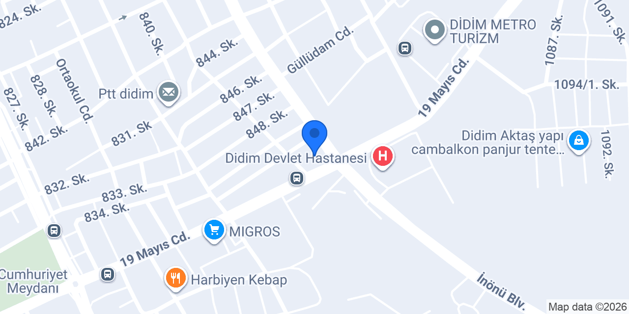 Ünlü Eczanesi konumu