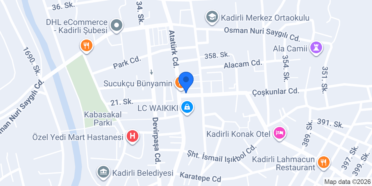 WAFFLE DURAĞI konumu