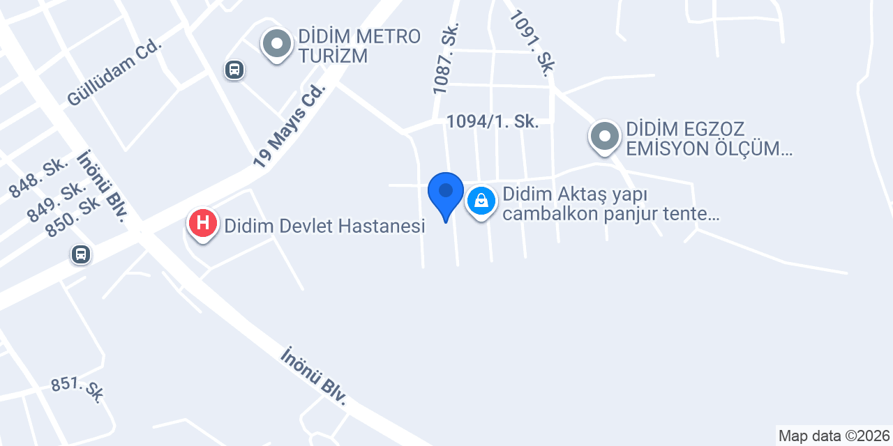 Didim çalışır pen konumu