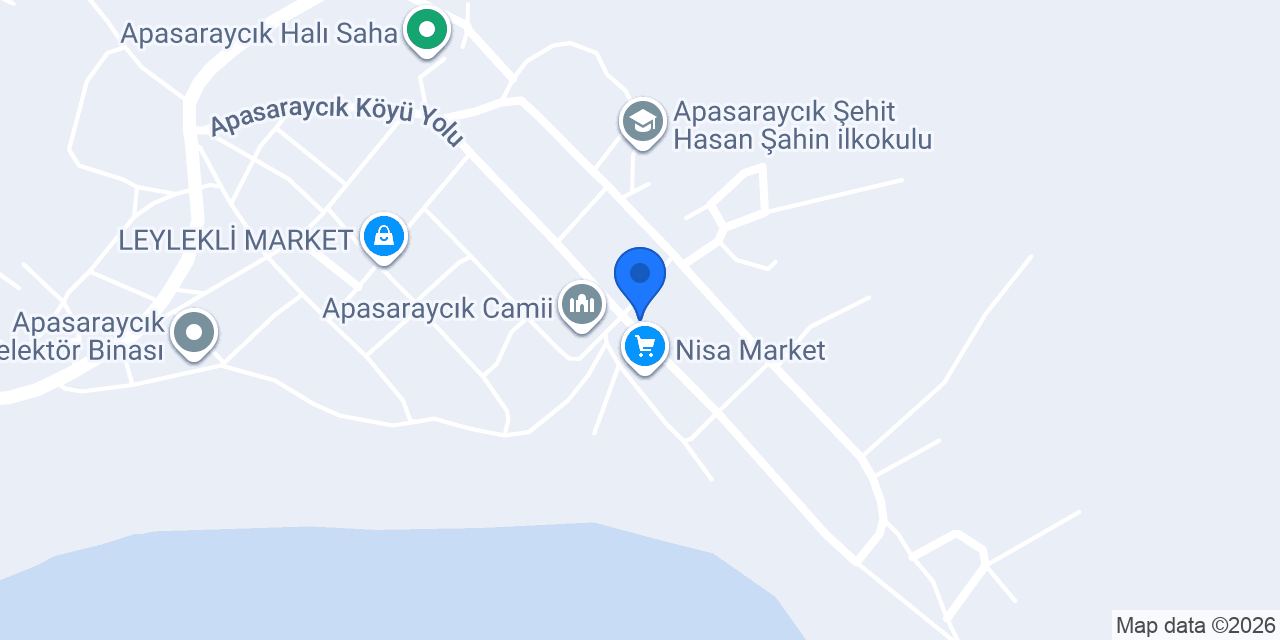 Apasarayacık Köyü Muhtarlığı konumu