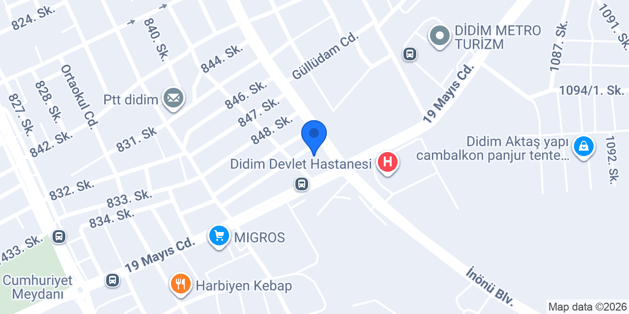 Deniz İşitme Cihazları Didim Şubesi konumu