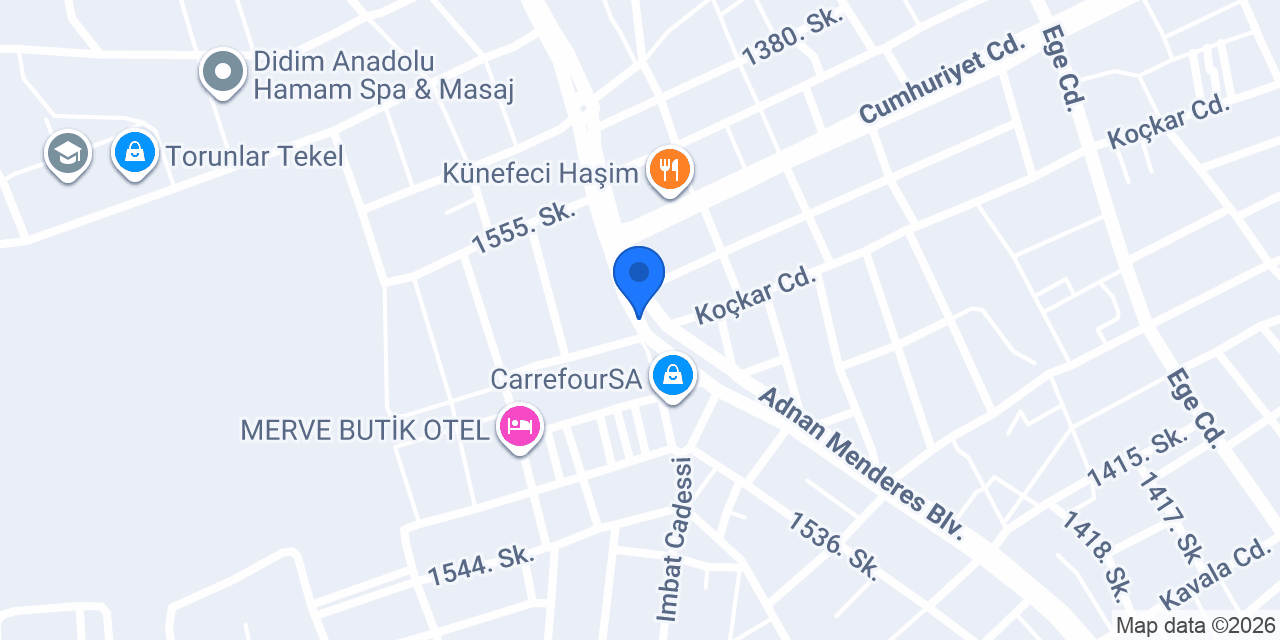 DİDİM EFELER TAKSİ konumu