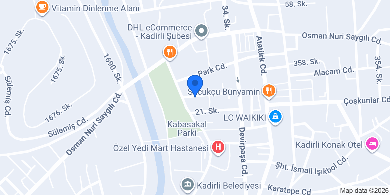 Kral İskender Tantuni konumu