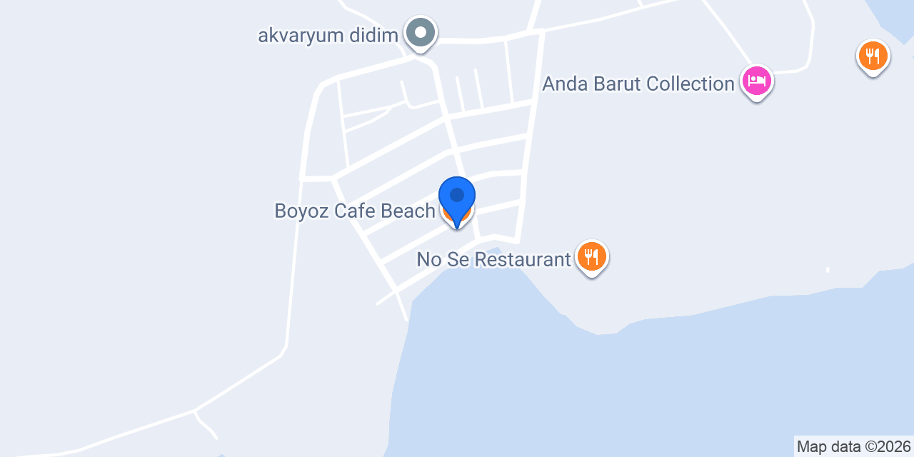 Boyoz Cafe Beach konumu