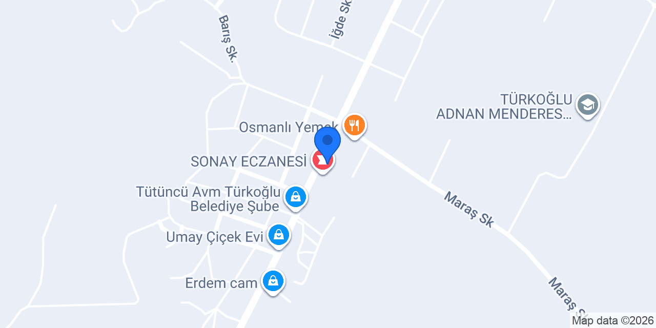 BETÜŞ OPTİK konumu