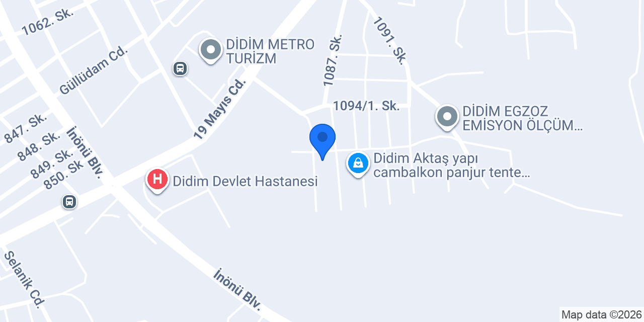 YILMAZLAR YAPI MARKET konumu