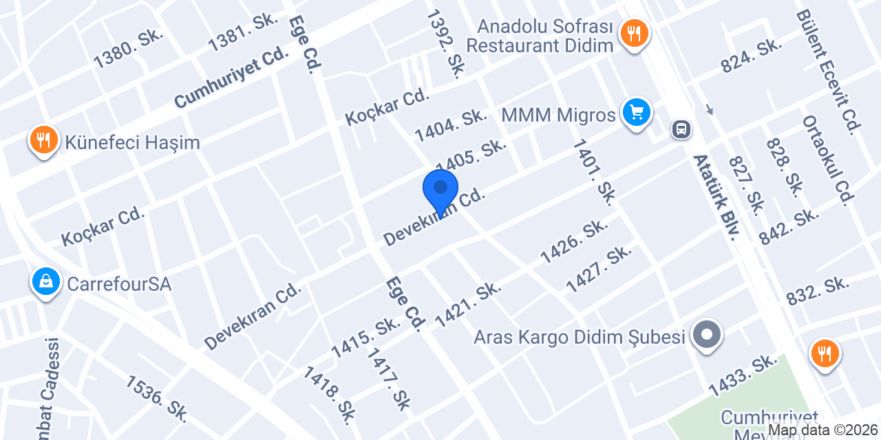 EREsiN İÇ MİMARLIK DİDİM konumu