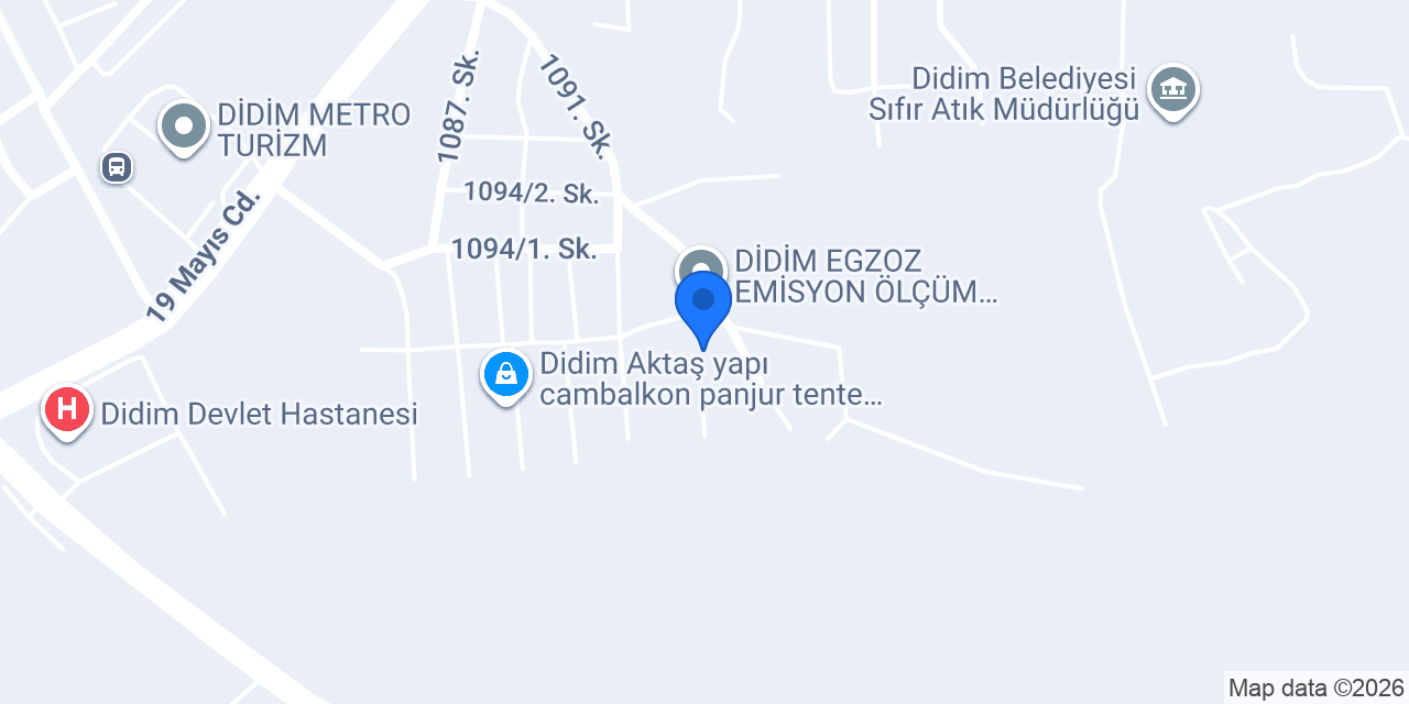 Didim Asilsan Şömine Fabrikası konumu