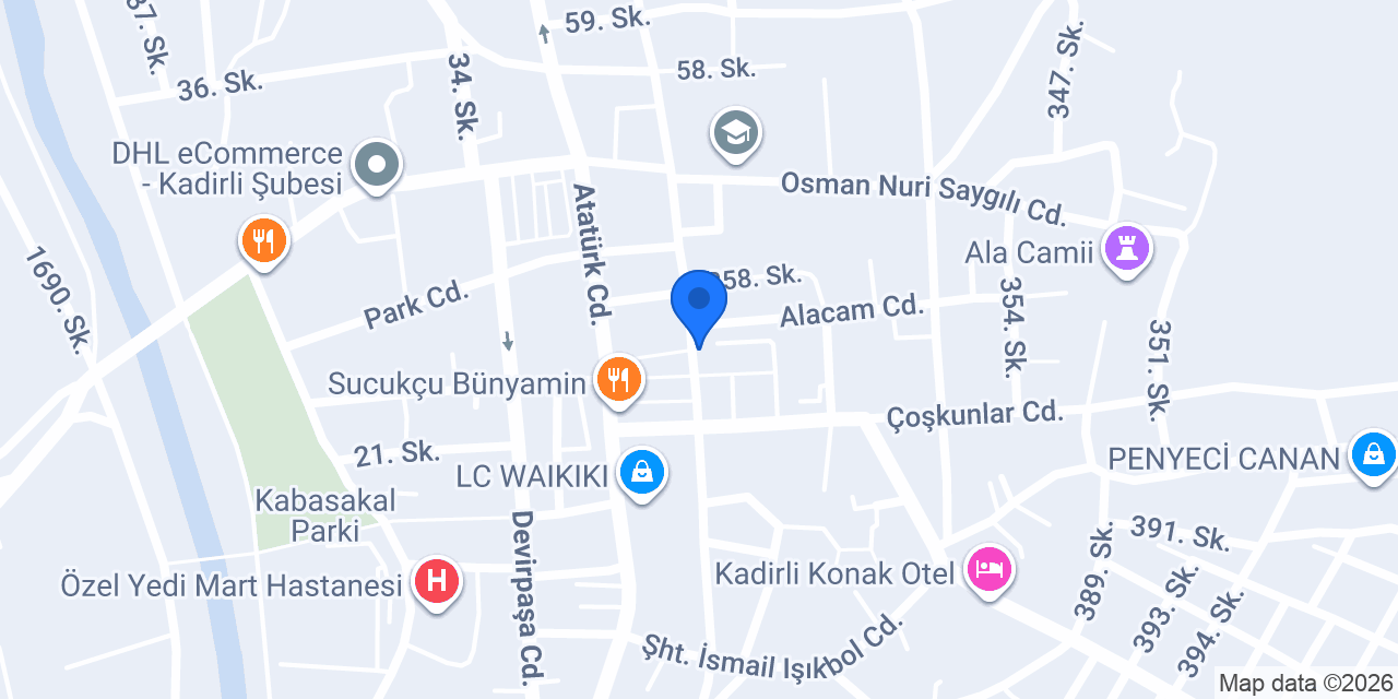 Kadirli Drone İlaçlama konumu
