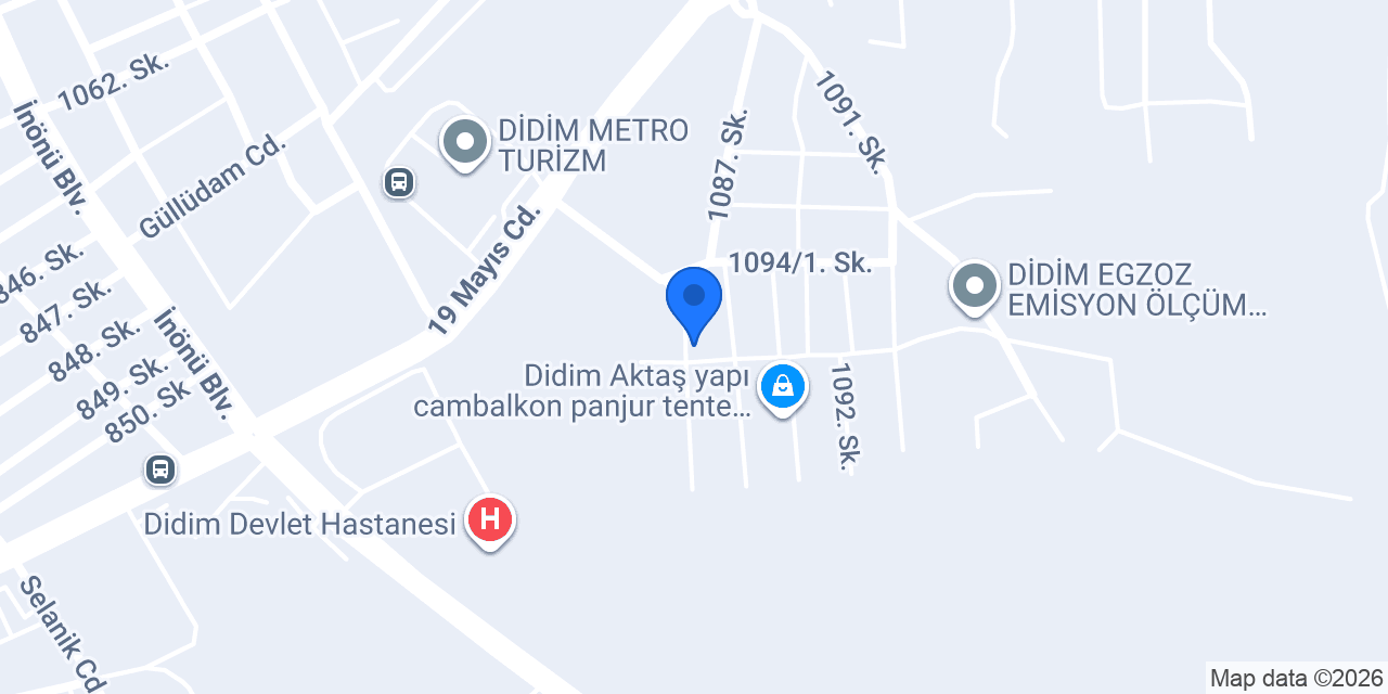 Alataş Oto Kaporta Boya konumu