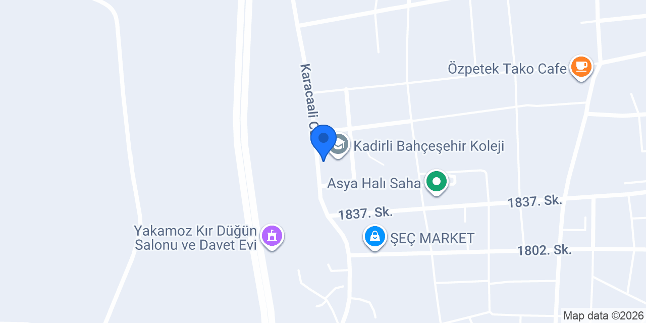 ÖZEL KADİRLİ KOLEJİ konumu
