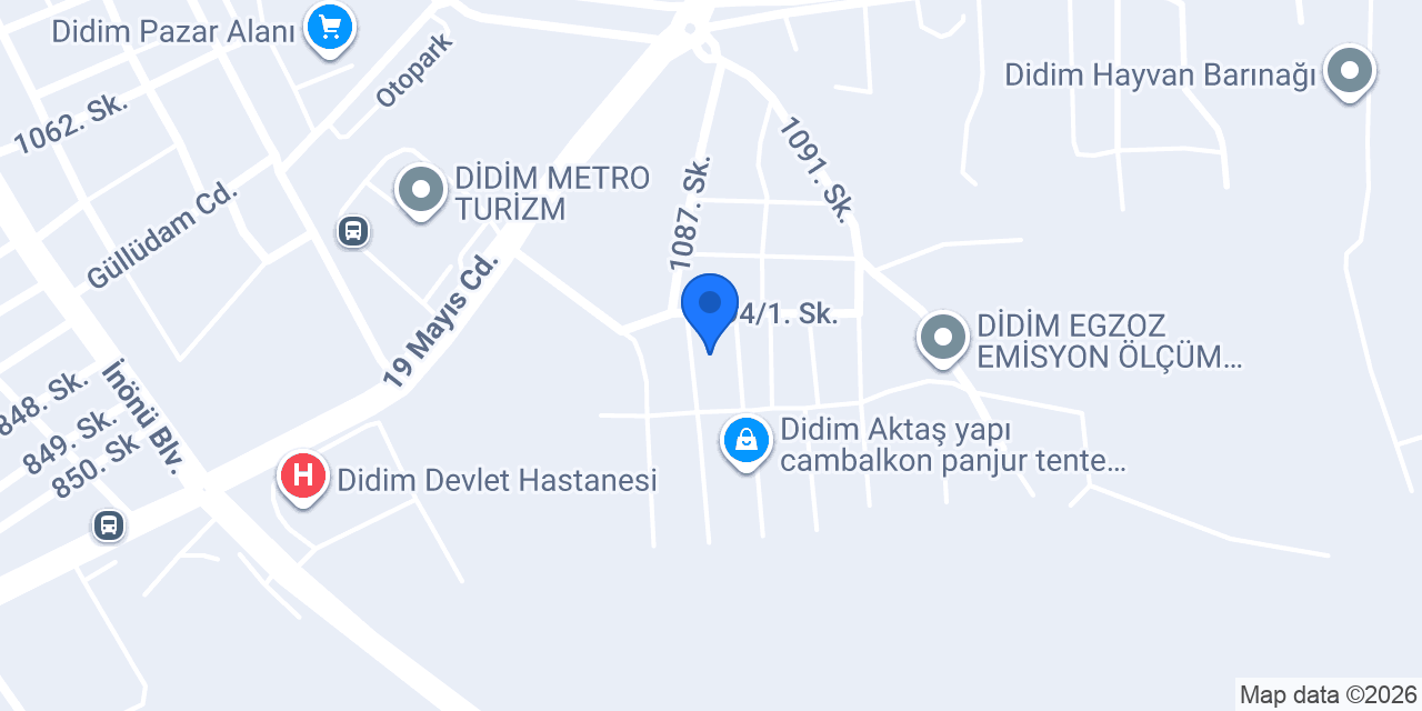 ERKAR CAM BALKON SİNEKLİk konumu