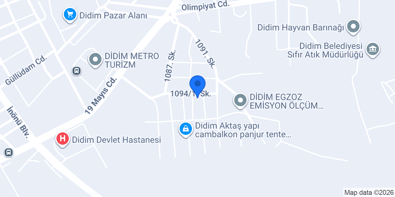 Suer Mobilya Didim konumu