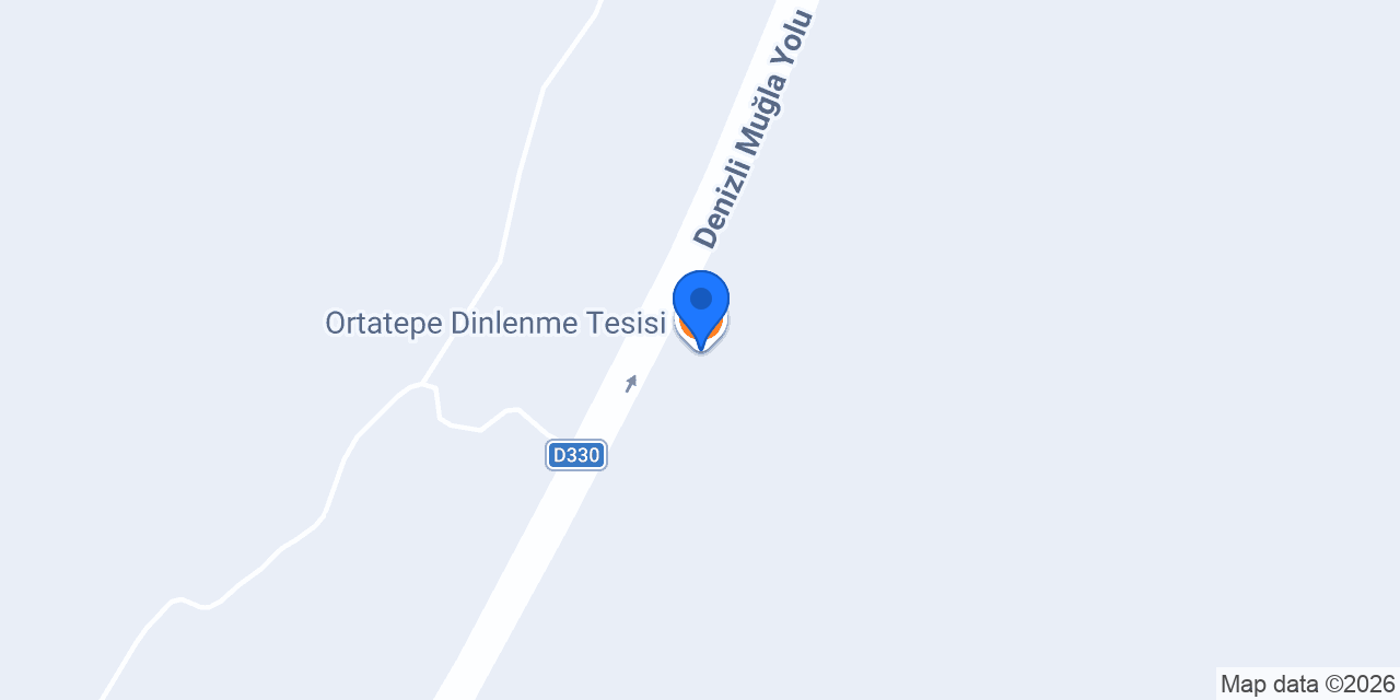 Ortatepe Dinlenme Tesisi konumu