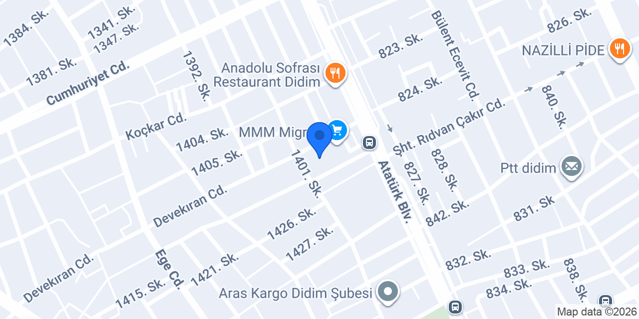 didim Gözlük & Saat konumu