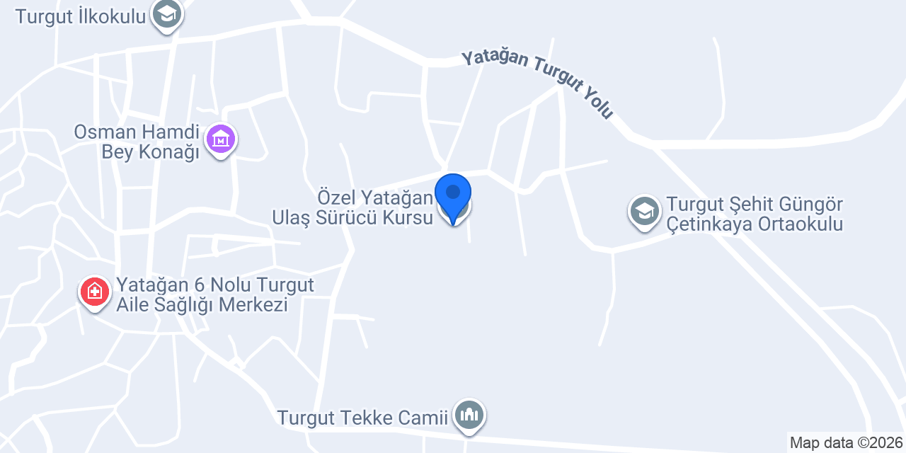 Özel Yatağan Ulaş Sürücü Kursu konumu